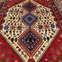 ذرع و نیم دستباف شیراز زمینه کرم|فرش|تهران, اکباتان|دیوار