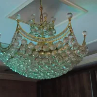 لوستر تمام کریستال دوعدد درابعاد70ودیگری50 سانت|لوستر و چراغ آویز|تهران, شمشیری|دیوار