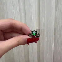 حلقه نقره ۹۲۵ با سنگهای رنگی|جواهرات|رشت, گلسار|دیوار