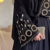 دوخت انواع جواهر دوزی روی  لباس مجلسی مانتو  و ...