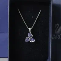 گردنبند نقره سوارسکی کادوئی swarovski 9 2 5|جواهرات|تهران, سازمان برنامه شمالی|دیوار