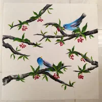یک جفت پنل نقاشی شده|تابلو، نقاشی، عکس|تهران, سهروردی|دیوار