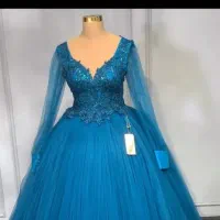 لباس مجلسی آبی