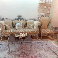 مبل استیل 9نفره با ناهار خوری 4نفره