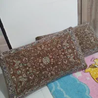 یه جفت پشتی قالی گردویی سالم