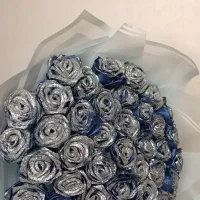 گل روبانی آبی کاربنی
