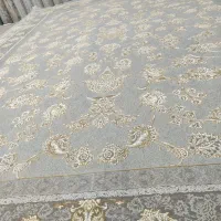 جفت فرش ۱۲ متری گل برجسته۱۲۰۰ شانه