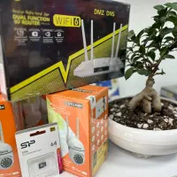 پکیج دوربین بیسیم چرخشی و مودم سیمکارتی|دوربین مداربسته|رشت, فرزانه|دیوار