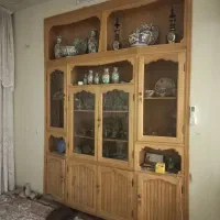 دکور چوبی خام،ویترین چوبی