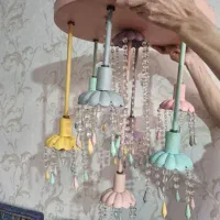 یک لوستر و دو تا دیواری رنگی|لوستر و چراغ آویز|خرمآباد, |دیوار