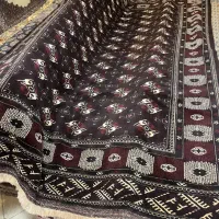 فرش ۹ متری ترکمن عنابی