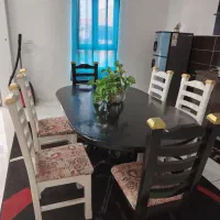 میز ناهارخوری 6 نفره چوب نراد