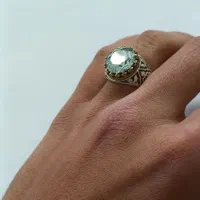 انگشتر نقره موزانایت|جواهرات|رباط‌کریم, رباط‌کریم|دیوار