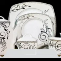 سرویس غذا خوری چینی ۱۸نفره مارک Toos آلمانی