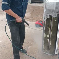 سرویس .ونصب  کولر دوتیکه وگاز گیری