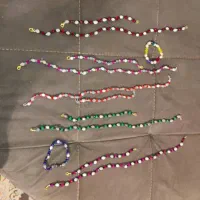 سفارش دستبند و گردنبند با سنگ طبیعی شال تسبیح