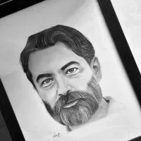 طراحی چهره سیاهقلم حرفهای هدیهای خاص و ماندگار