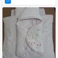 لحاف تشک نوزادی مخمل طرح ستاره