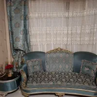 پرده و میز سالن پذیرایی|پرده، رانر، رومیزی|تهران, سازمان برنامه جنوبی|دیوار