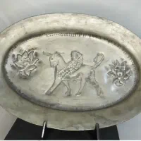 سینی قلم مس قدیمی