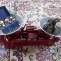جعبه برنجی سنگ ترازو ۱ کیلویی ونیم کیلویی