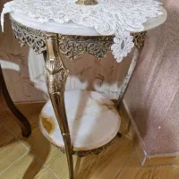 میز دکوری برنزی