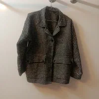 کت کشمیر مانتوی عبایی و بلوز حریر خارجی