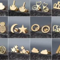 گوشواره طرح پرنده طلا کلاسیک|جواهرات|تهران, تهرانپارس غربی|دیوار