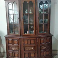 بوفه چوبی دو تکه