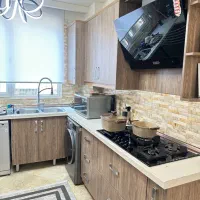 کابینت تمام ام دی اف با هود و‌سینک