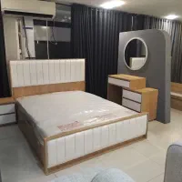 دکتر چوب/تخت دونفره/سرویس خواب دونفره لئو جهیزیه