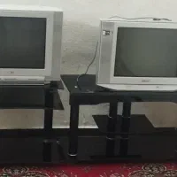 دو تلویزیون و دو زیر تلویزیون شیشه ای|تلویزیون و پروژکتور|گتوند, |دیوار