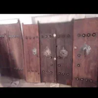 انواع درب و پنجره های قدیمی وسایل عتیقه|کلکسیون اشیاء عتیقه|اصفهان, سنبلستان|دیوار