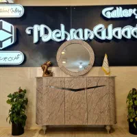 آینه و کنسول مدل بغل گرد بزرگ تمام وکیوم قیمت کامل