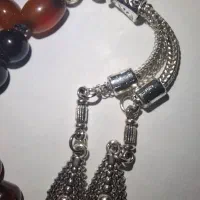 تسبیح عقیق سلیمانی با سر تسبیح استیل|جواهرات|ری, سیزده آبان|دیوار