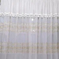 پرده حریر|پرده، رانر، رومیزی|فومن, |دیوار