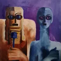 تابلو نقاشی رنگ روغن|تابلو، نقاشی، عکس|تهران, سلسبیل شمالی|دیوار