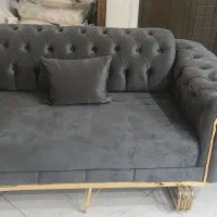 مبل چستر دو نفره تخت خواب شو لمسه کاری دست