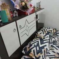 تخت دو نفره همراه با تشک|تخت و سرویس خواب|کهریزک, |دیوار