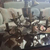 لوستر برنجه۱۰ شاخه