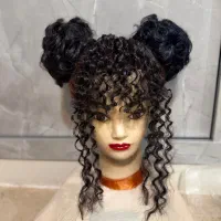 چتری مو تلدار و گیره ای فر و صاف