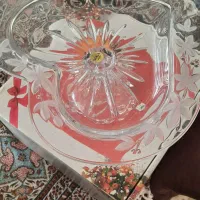 ظرف پذیرای شیرینی شکلات خوری پایه دار سوگا ژاپن|ظروف سرو و پذیرایی|مشهد, چهارچشمه|دیوار