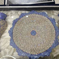 گلدان و بشقاب میناکاری