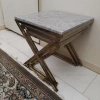 میز عسلی نو جدید فلزی طلایی|مبلمان خانگی و میز عسلی|ری, منصوریه منگل|دیوار