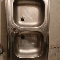 سینک دو لگنه ۱۰۰×۵۰