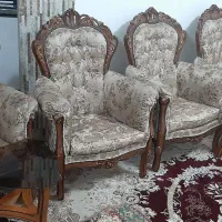 مبل سلطنتی|مبلمان خانگی و میز عسلی|خمینی‌شهر, |دیوار