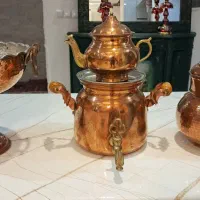 ظروف مسی کتری قوری پارچ و اجیل خوری