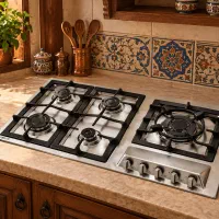 گاز صفحه ای رومیزی استیل البرز مدل s5959