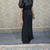 لباس مجلسی در حد نو ،جنس ساتن