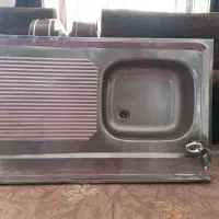 سینک ظرفشویی و شیر استیل